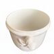 Cache-pot en faïence blanche, 1970