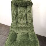 4 vintage chrome foot chairs