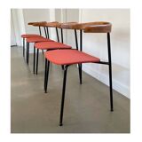 Rare set of 4 C 20 chairs, designTerence Conran, 1960s.