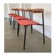 Rare ensemble de 4 chaises C 20, design Terence Conran, années 1960.