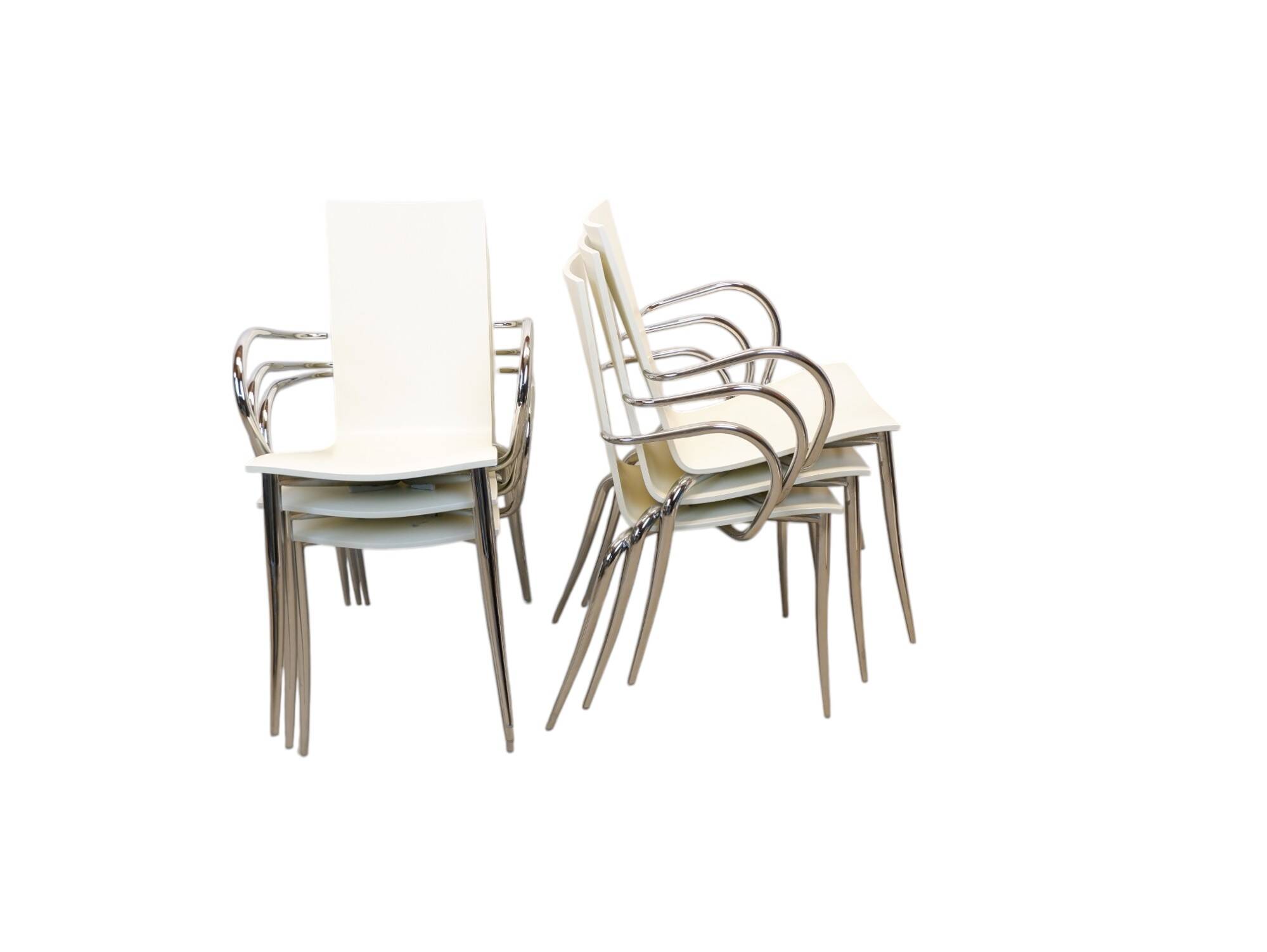Set of 6 Olly Tango chairs by Philippe Starck