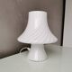 Lampe champignon Murano blanc, Gambaro e Poggi pour Vetri, 1970