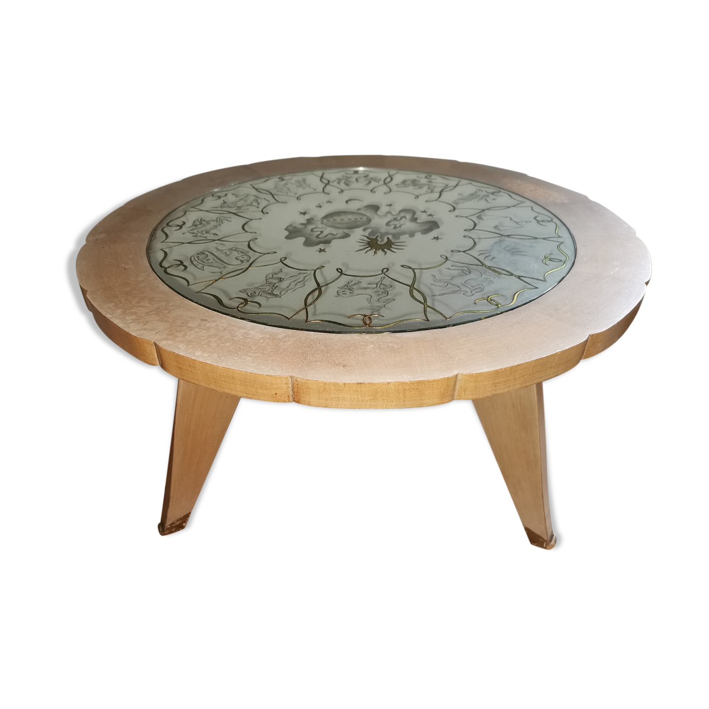 Stone And Glass Coffee Table Selency