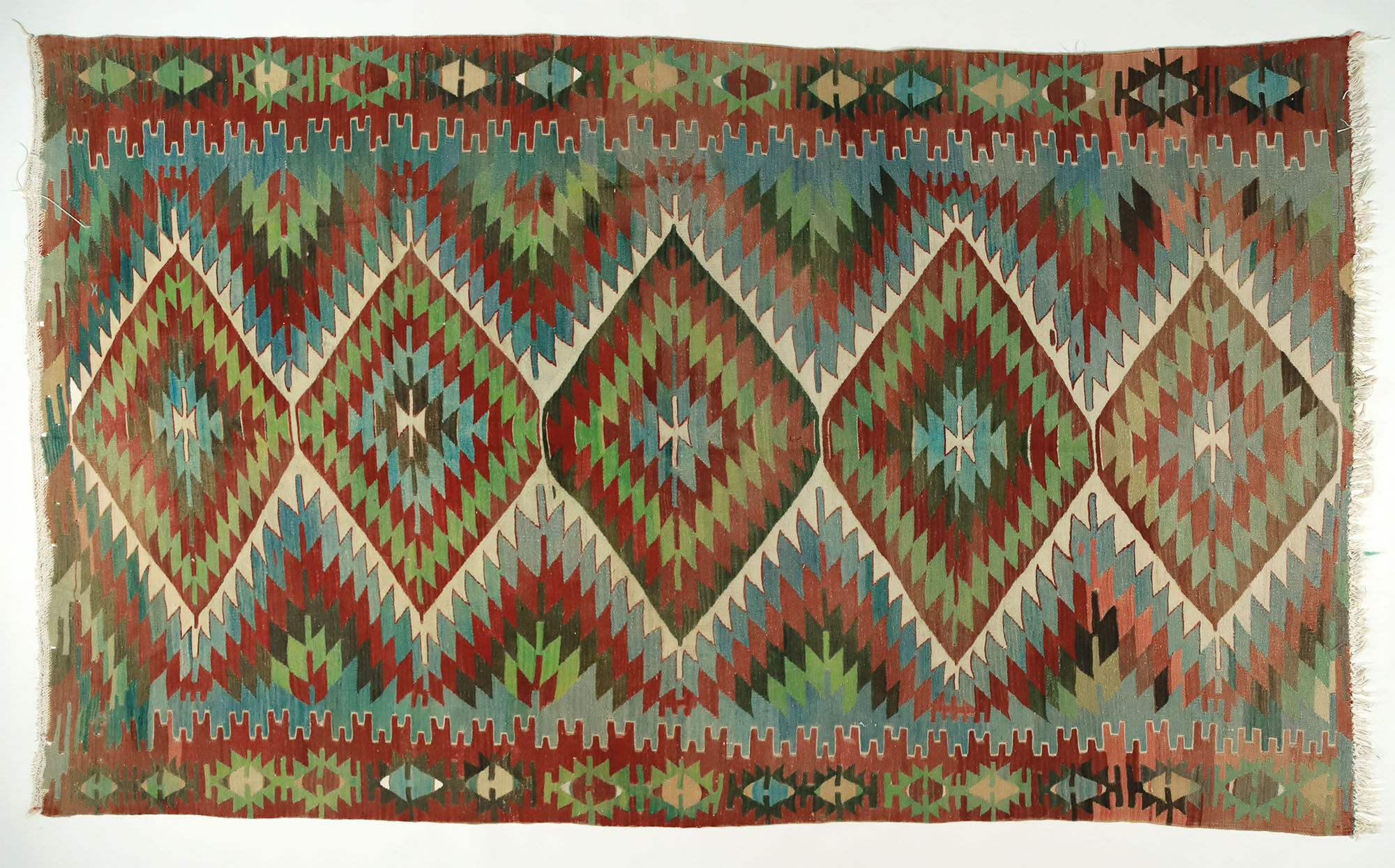 Anatolian handmade kilim rug 316 cm x 175 cm