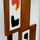 MCM Vintage Teak Coat Rack with Storage Unit