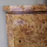 art deco sideboard in elm burl