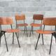 Set of 4 vintage chairs and design Eromes