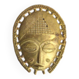 African bronze mask