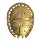 Masque africain en bronze