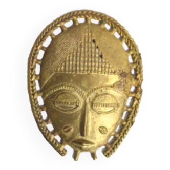 African bronze mask