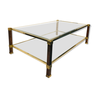 Pierre Vandel glass coffee table
