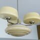 Large Art Deco pendant light in glass, 1930s