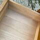 Commode en rotin et bois vintage