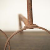 Brutalist armchairs, 1940s, set of 2