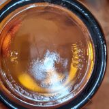 Set of 6 amber water glasses