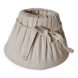 Abat-jour en lin vintage