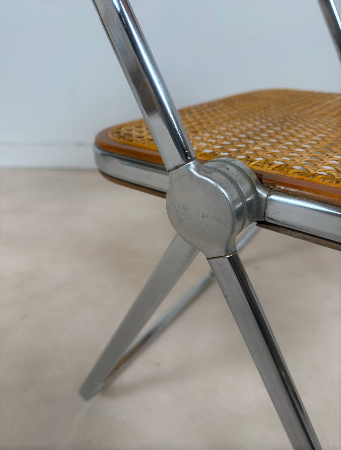 Ensemble de 5 chaises « Plia » par Giancarlo Piretti pour Castelli