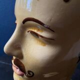 Exhibition head in West German pottery by Scheurich model 701