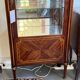 Louis XVI style display case in veneer marquetry, late 19th century