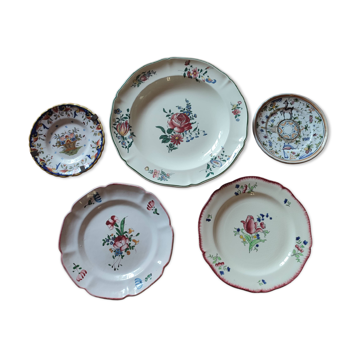 5 decorative plates