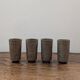 Set of 4 speckled ceramic mazagrans.