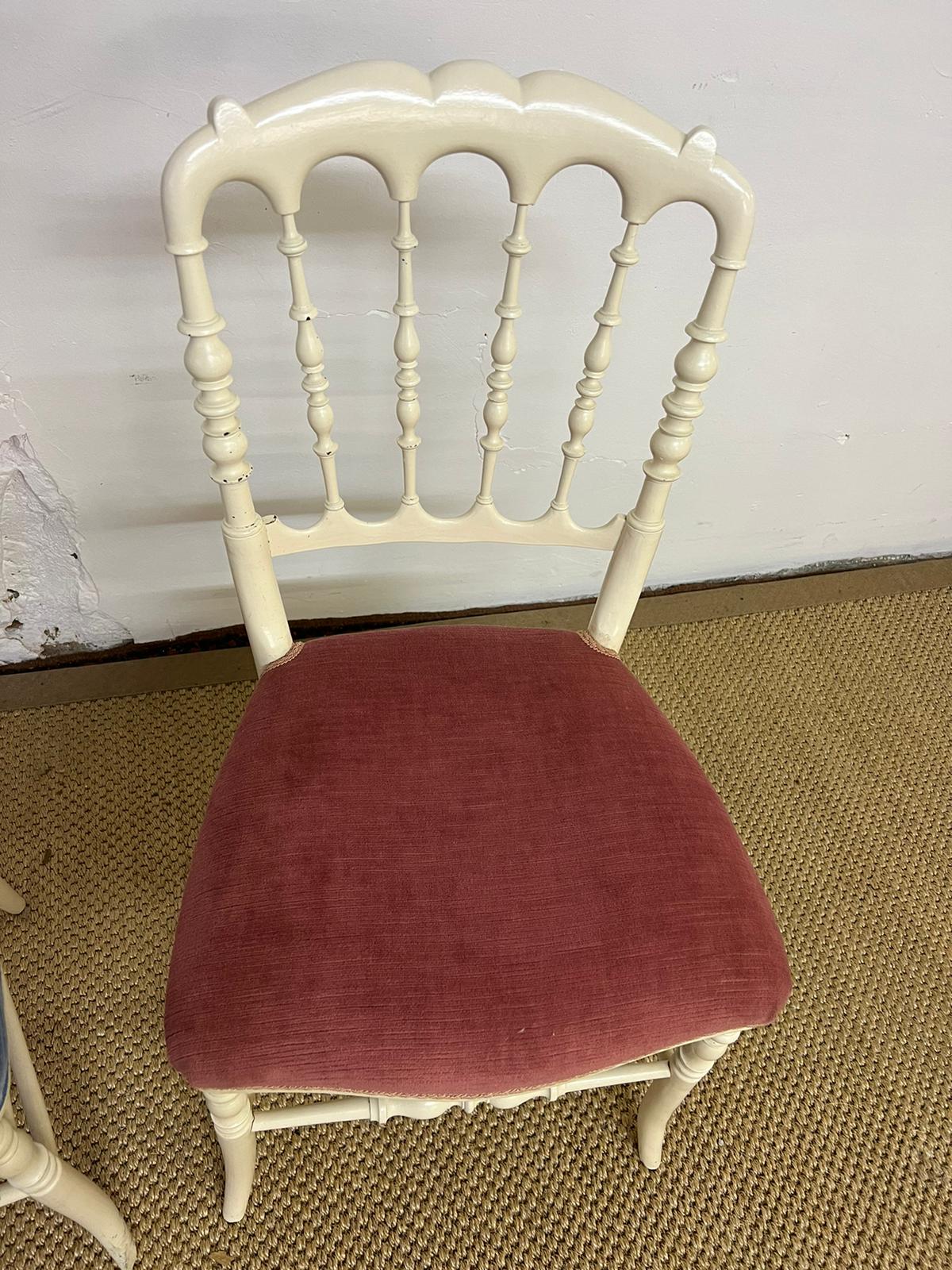 Pair of Napoleon III chairs