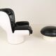 Elda Chair and Ottoman by Joe Colombo for Comfort, Italy, 1970s