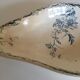 Dish ravier of Lunéville KG decorates Passiflore flowers late 19th