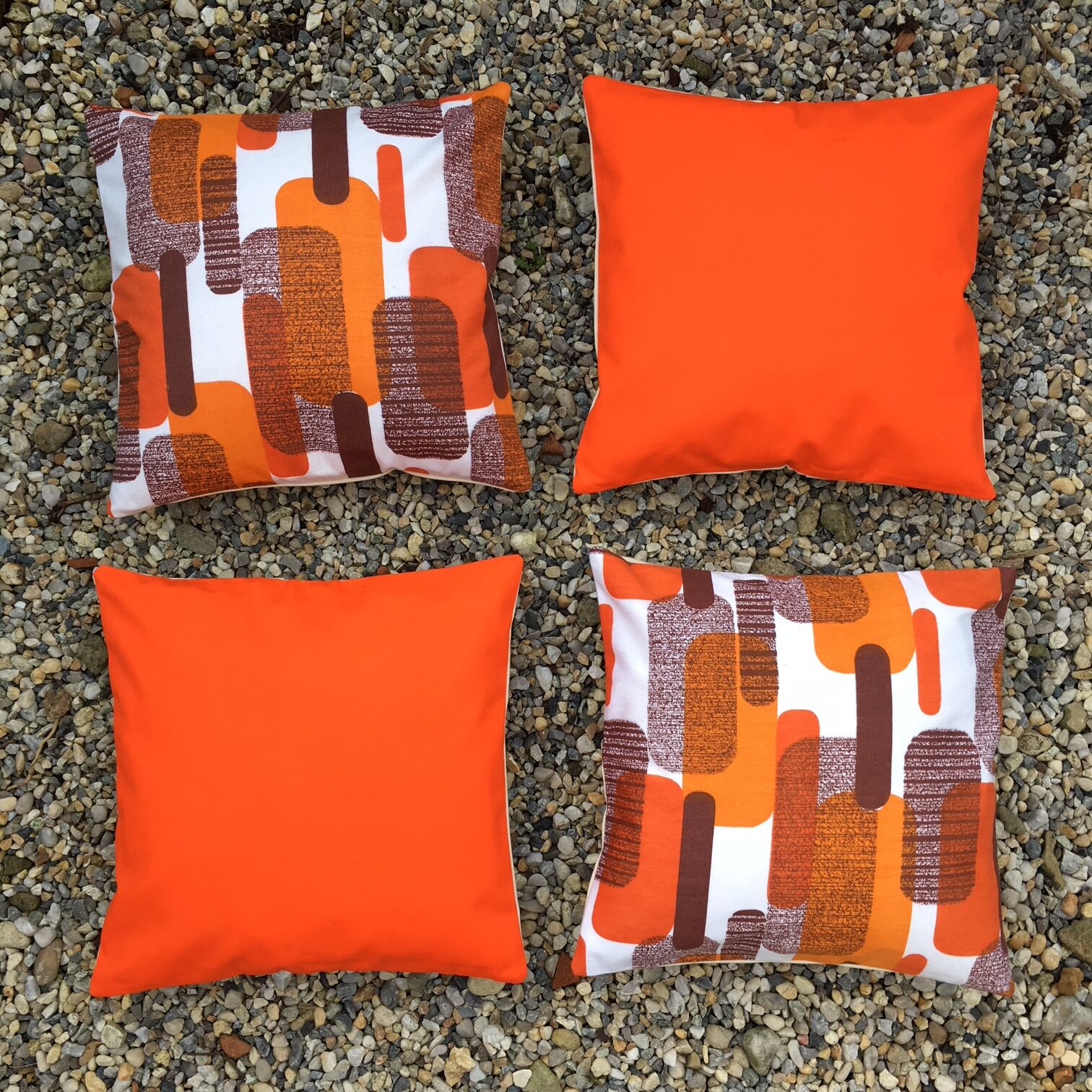Set of 4 cushion covers English fabric lierty late 60s