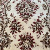 Aubusson-style mechanical carpet in 67x135 cm wool