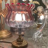 Brass foot tulip lamp