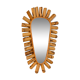 Freeform bamboo mirror 1960s