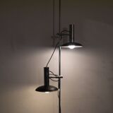 1970s double spotlight floor lamp in the style of Alain Richard