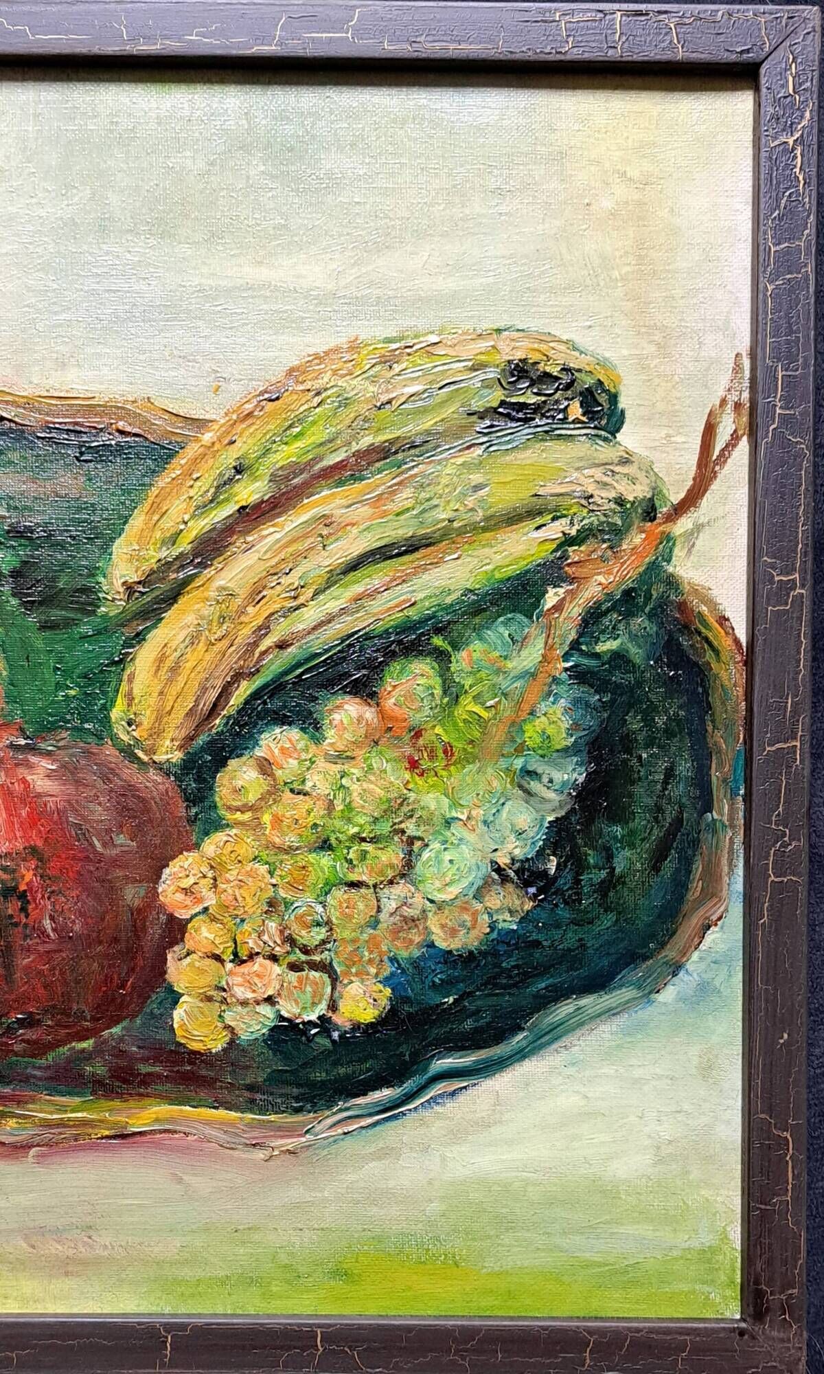 Realistic painting, oil on canvas signed - Still life and its symbols