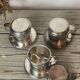 Silver-plated teapots