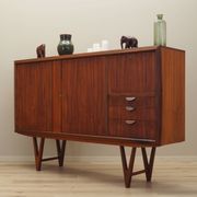 Buffet haut en teck, design danois, années 1960, designer : Kurt Østervig