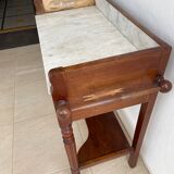 Dressing table with marble