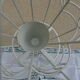 Porte parapluie metal forgé blanc