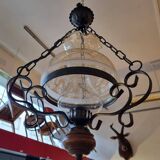 Rustic pendant light from 1965