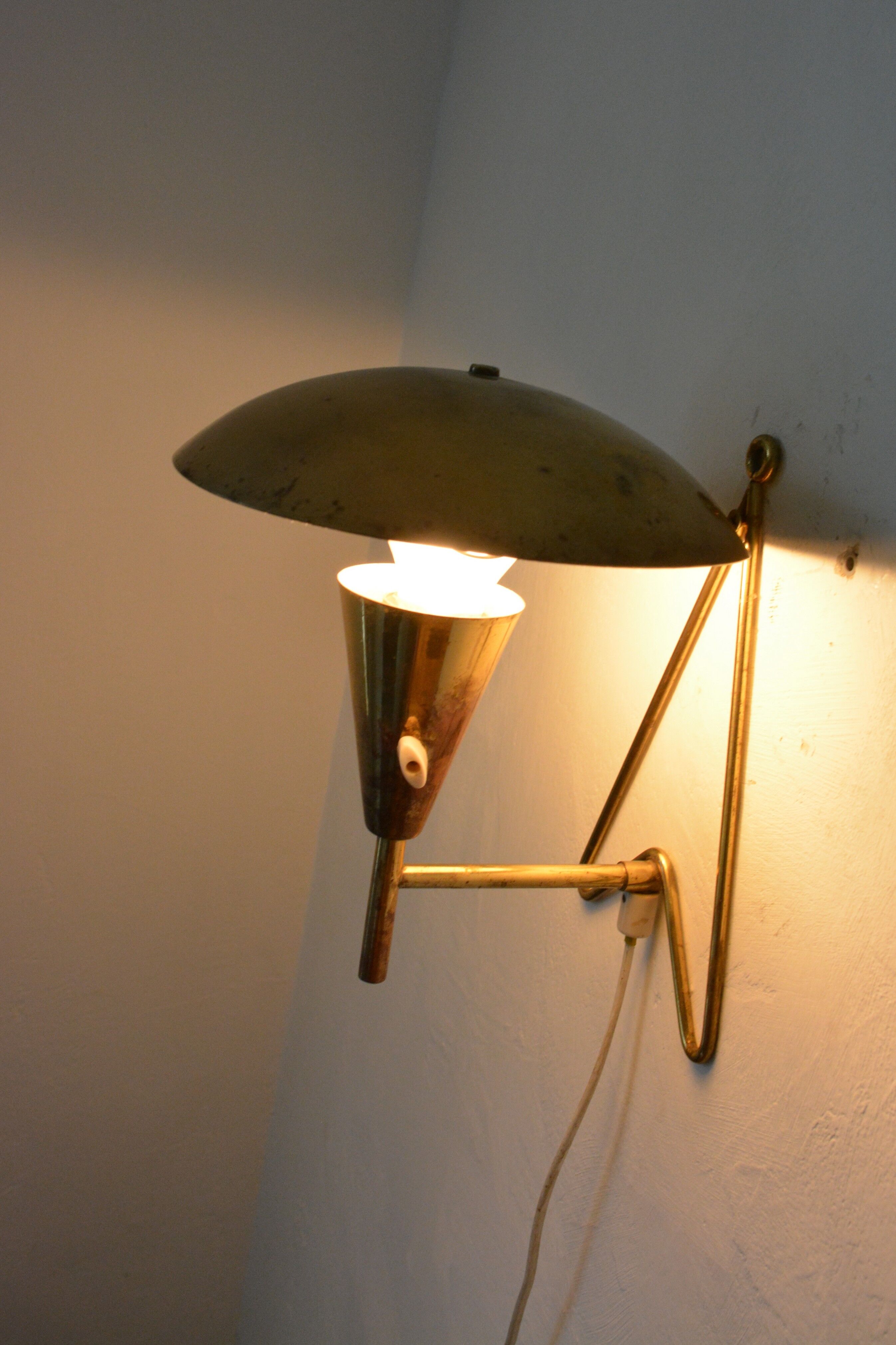 Pair of Itsu wall lights, EV 57, 50s