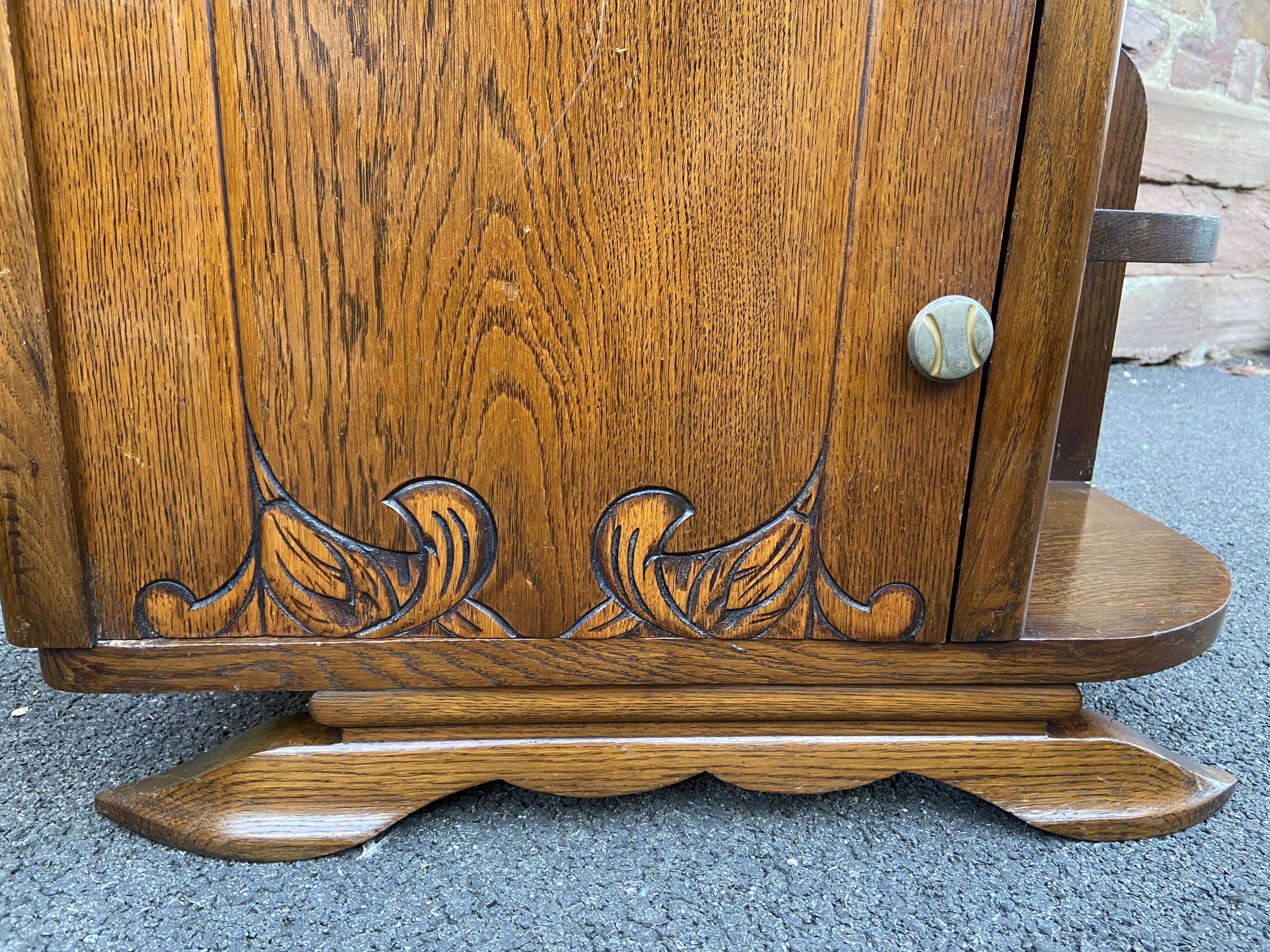 Pair of vintage Art Deco bedside tables 1950s