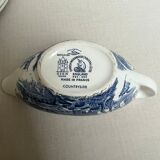 English plates Gien countryside