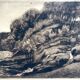 Henri BODART, Landscape. Original drypoint signed in the plate