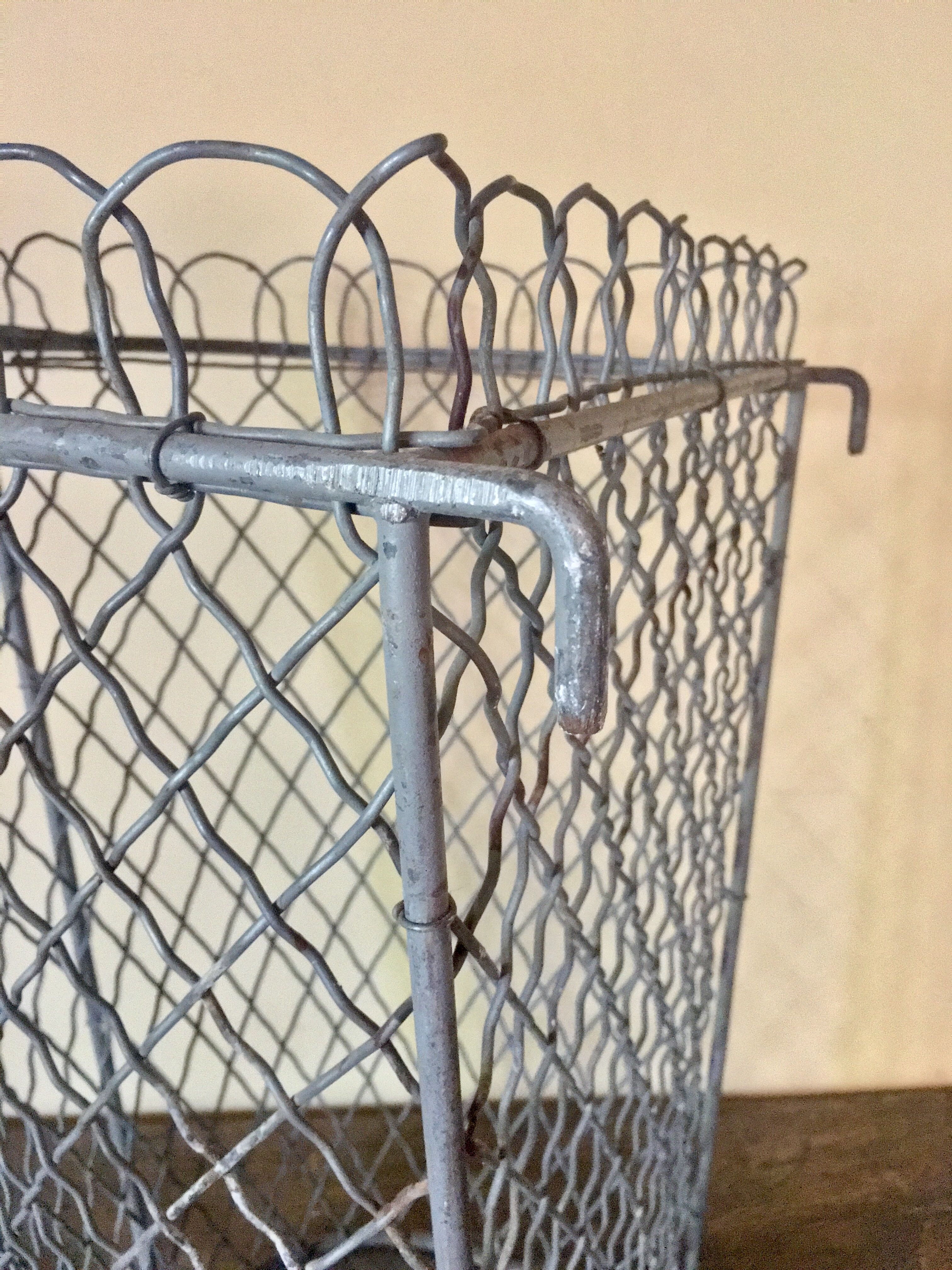 Former public garden garbage can circa 1950