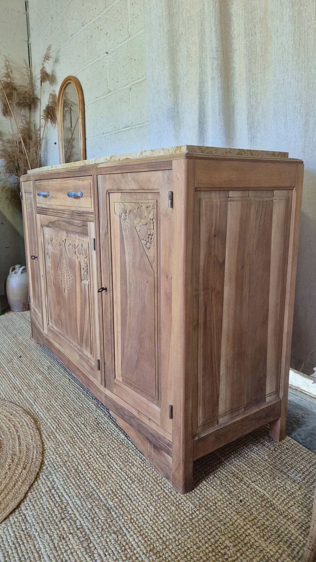 Buffet art déco noyer