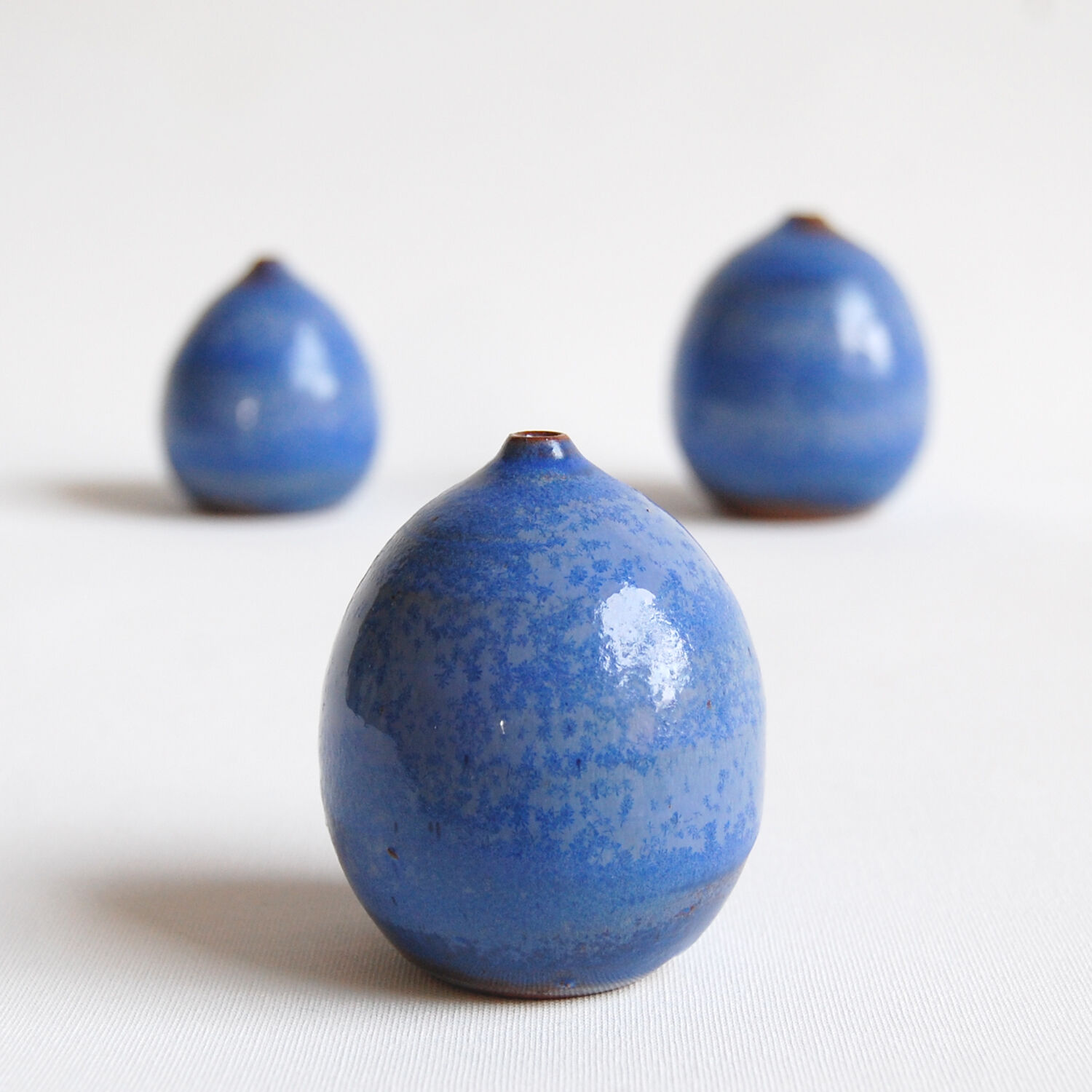 Antonio Lampecco Blue Ceramic Trio