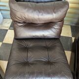 Chauffeuse cuir Roche Bobois