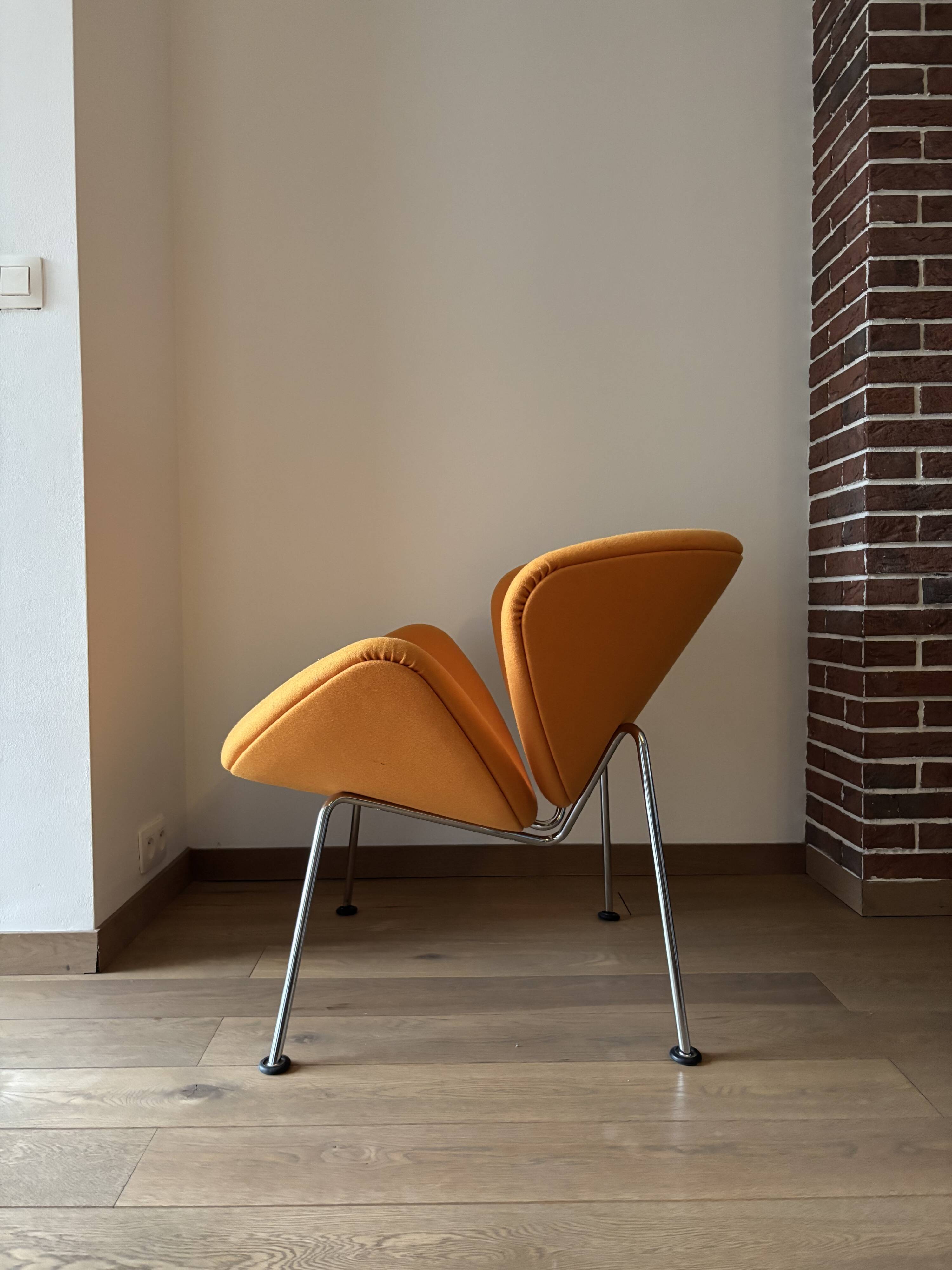 Orange slice artifort armchair
