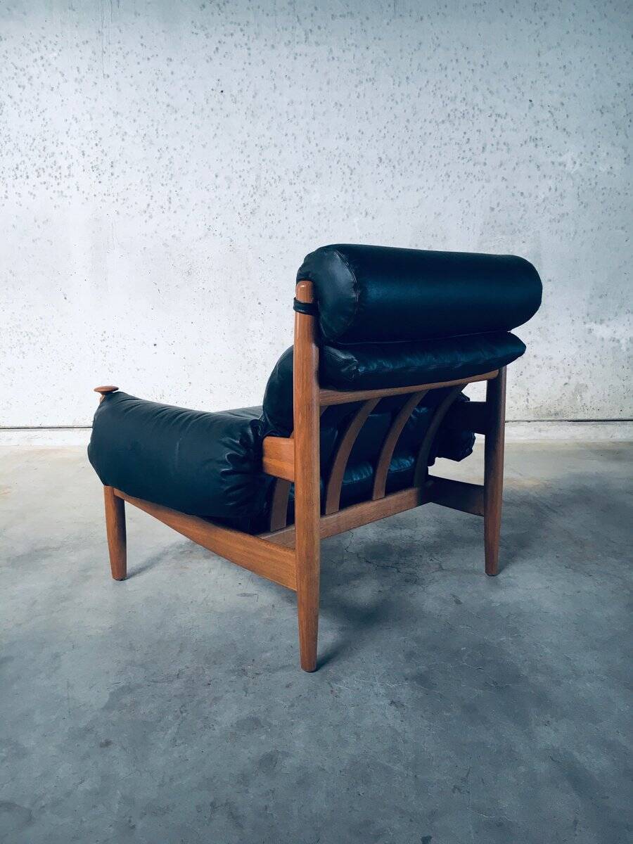 Scandinavian lounge chairs attributed to Eric Merthen for Ire Möbler, Sweden, 1960s, set of 2.
