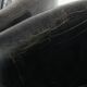 Set of two black vintage cowhide aviator design armchairs